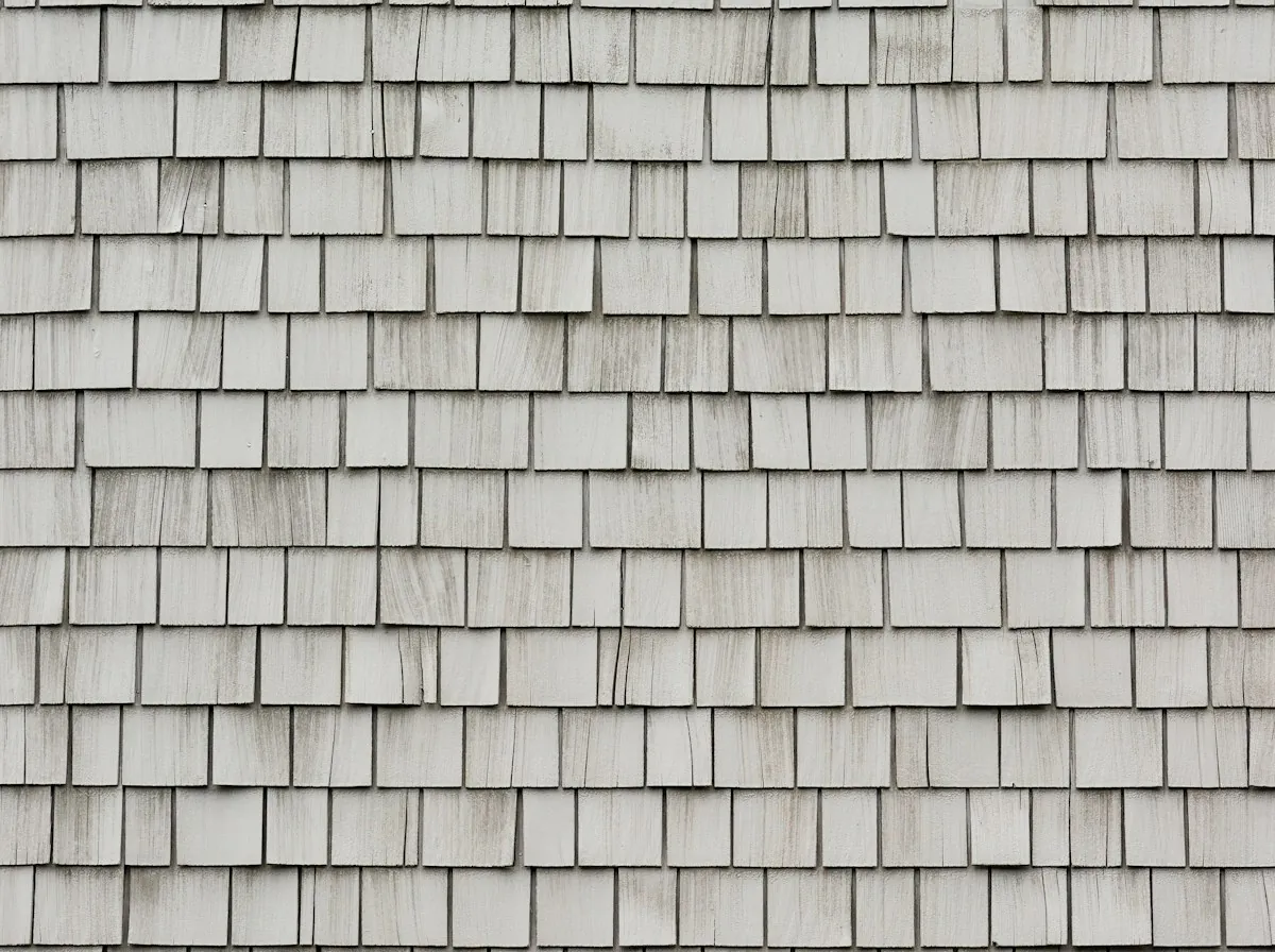 Shingle Roof Replacement in Elizabeth — silver-gray cedar shakes in overlapping rows